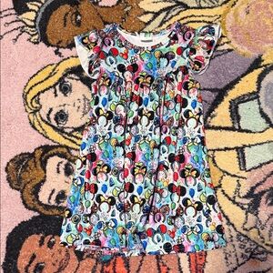 Colorful Disney Character Ears Dress